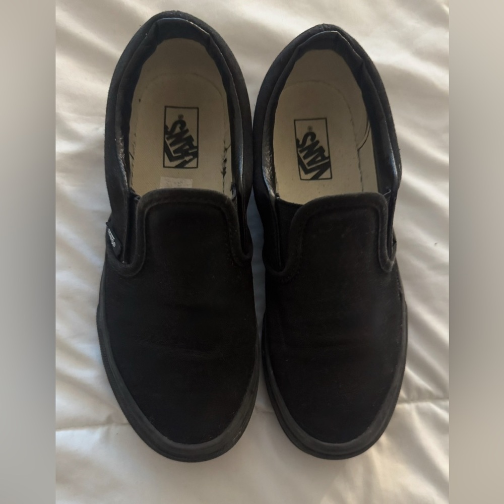 Vans Black Slip-On Shoes